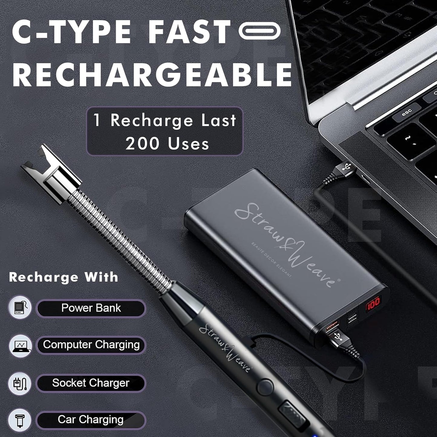 Rechargeable Electric Gas Lighter