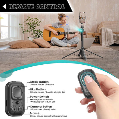 Selfie Stick Tripod with Ai Sensor