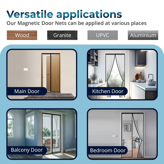 Magnetic Mosquito Net for All Door Types & Sizes