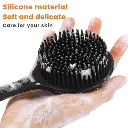 Soft Silicone Bath Brush Set