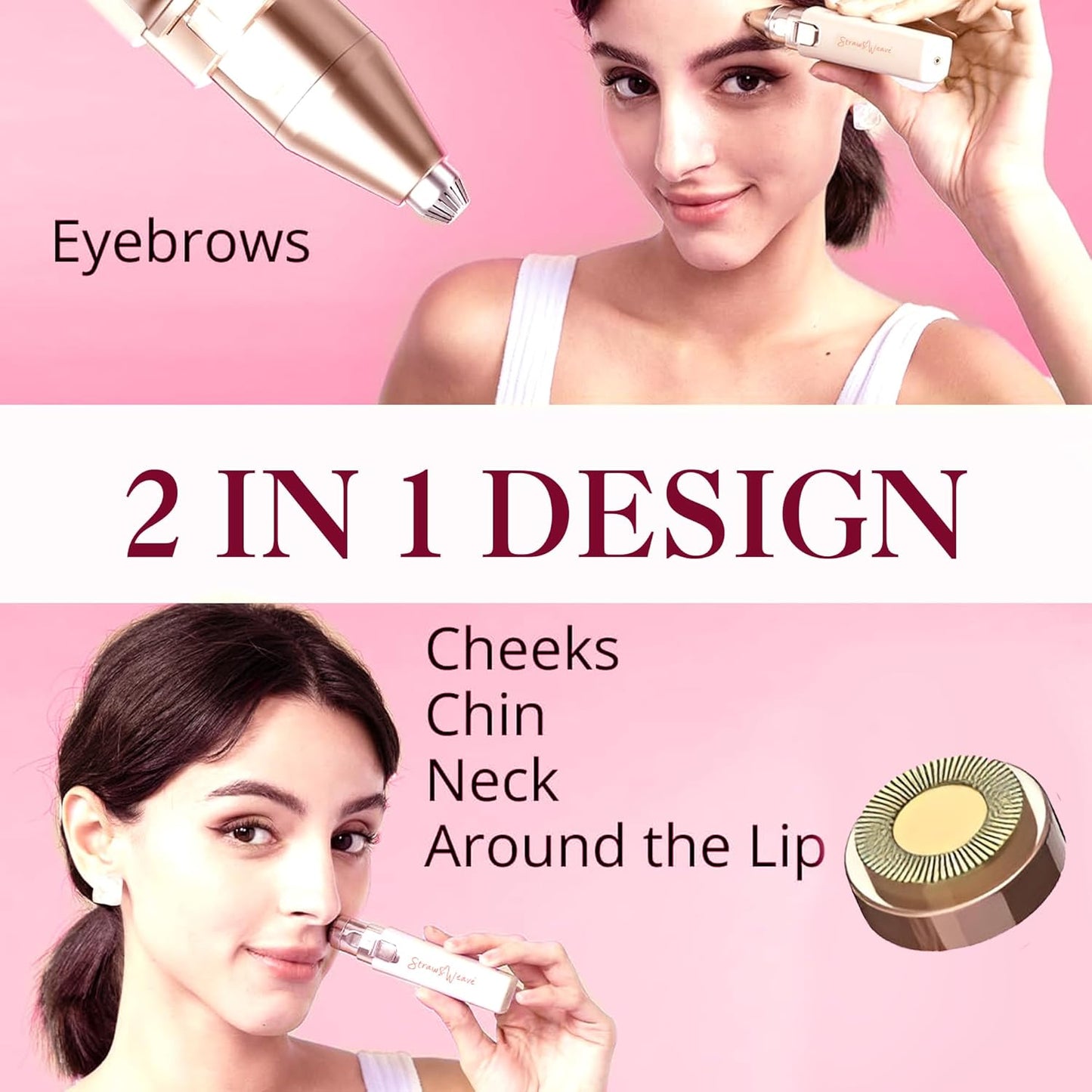 Facial Hair Removal  & Eyebrow Trimmer Machine