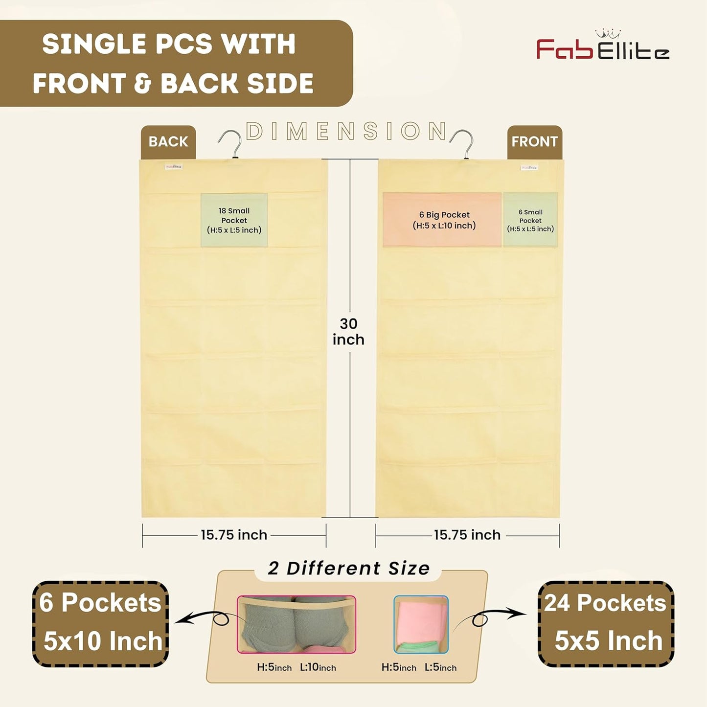 Double Sided Hanging Organizer