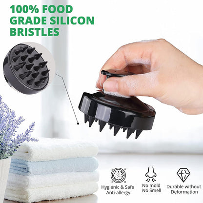 Soft Silicone Bath Brush Set