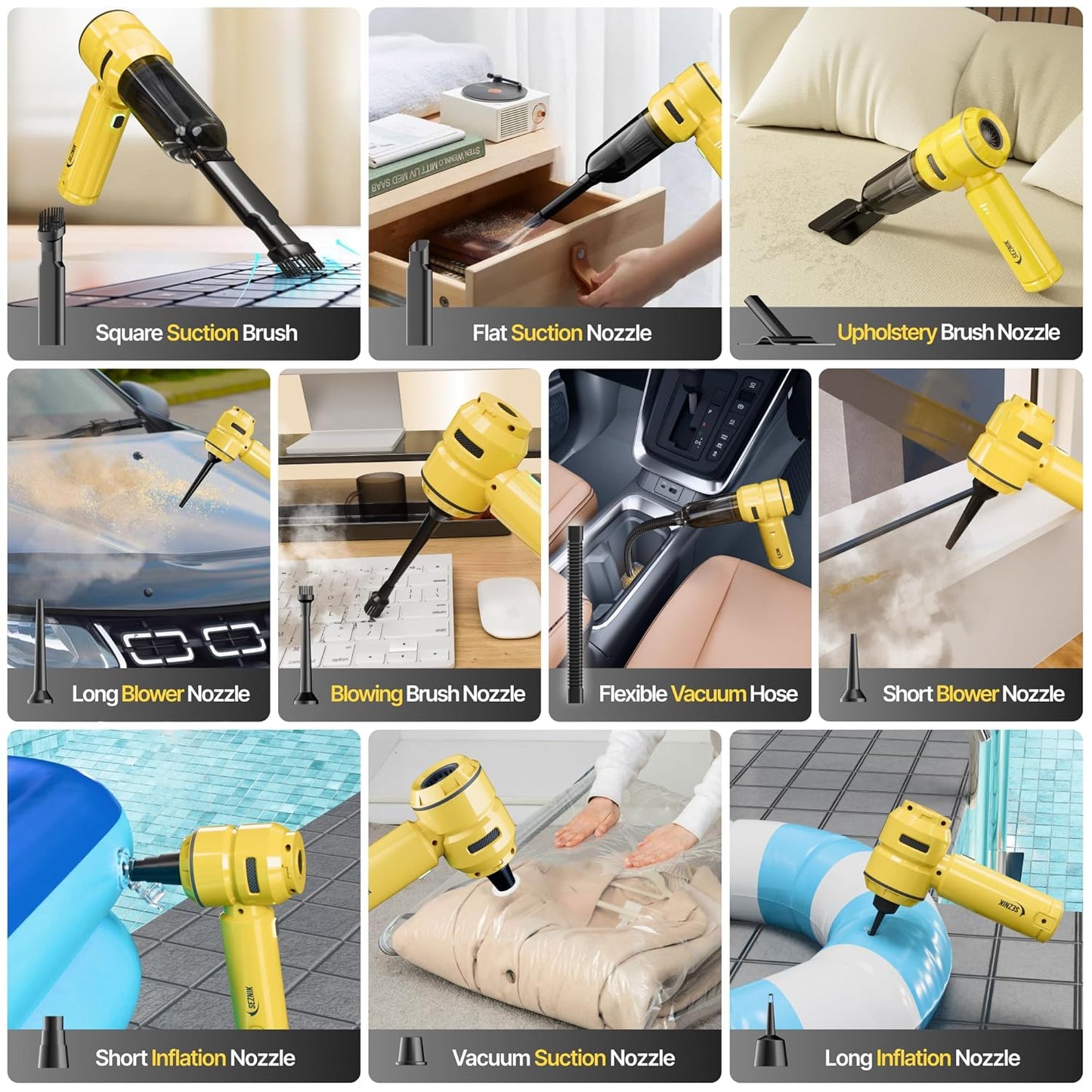 Rechargeable Vacuum Cleaner & Blower