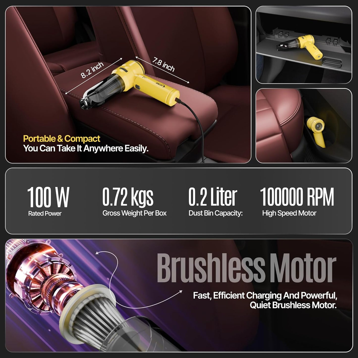 Rechargeable Vacuum Cleaner & Blower