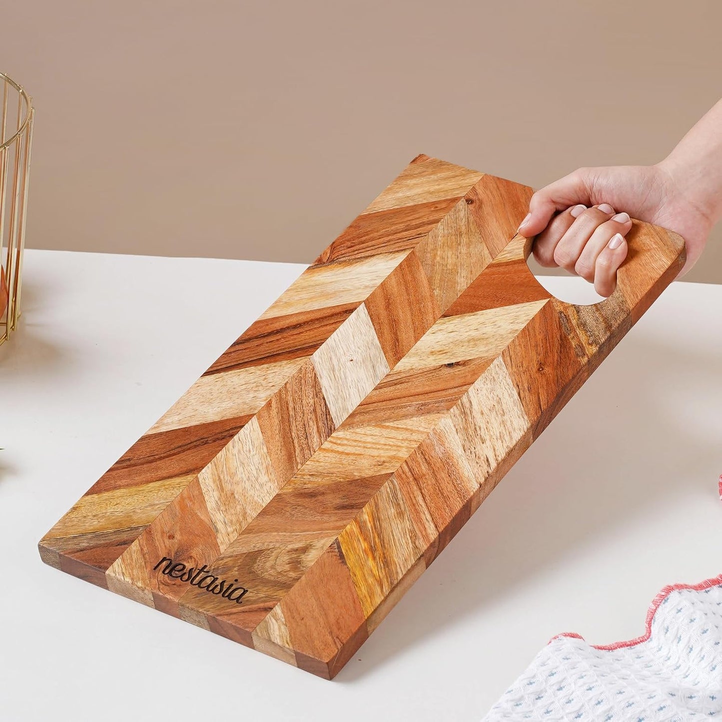 Stainless Steel Counter Top Chopping Board