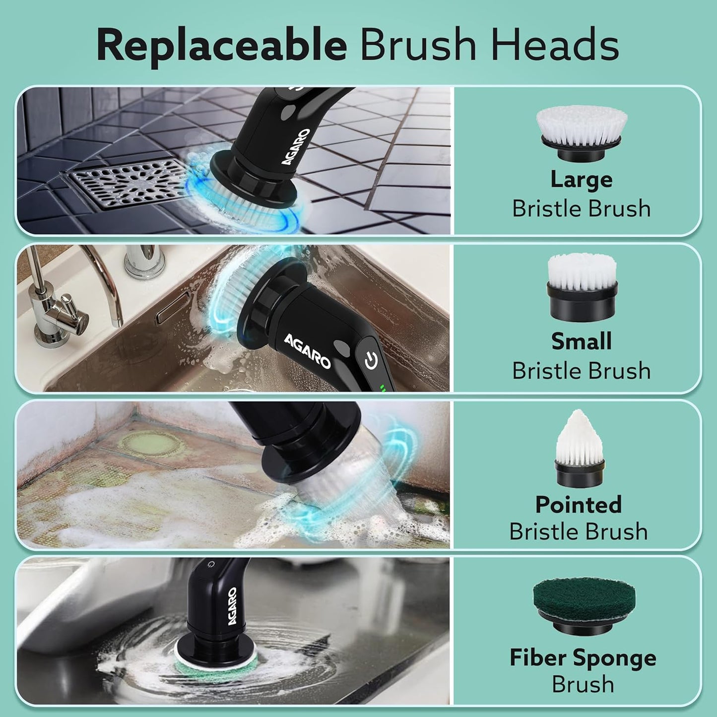 Rechargeable Electric Scrubber
