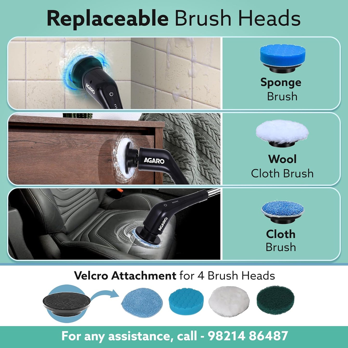 Rechargeable Electric Scrubber