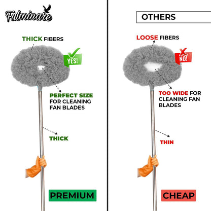 Fan Cleaner Brush with Long Rod