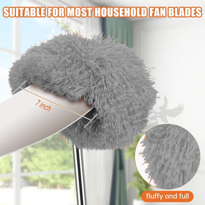 Fan Cleaner Brush with Long Rod