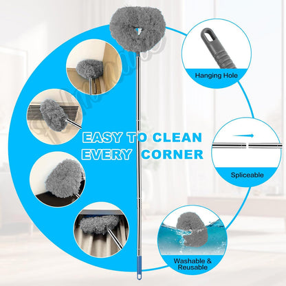 Fan Cleaner Brush with Long Rod