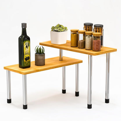 Wooden Rack for Kitchen Corner Storage