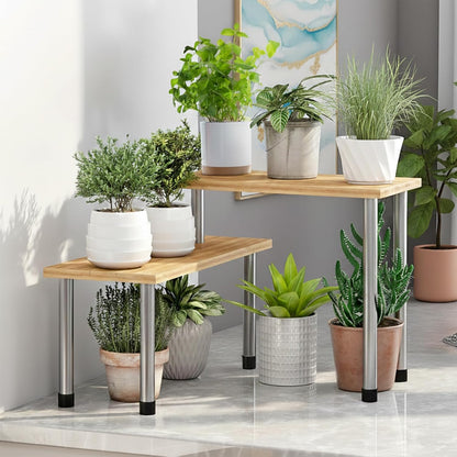 Wooden Rack for Kitchen Corner Storage