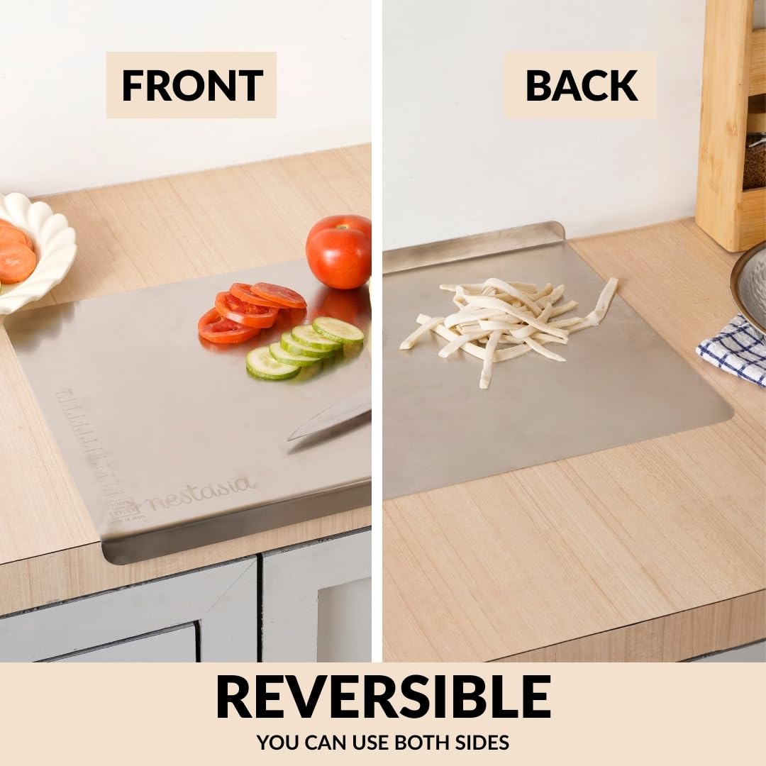 Stainless Steel Counter Top Chopping Board