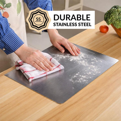 Stainless Steel Counter Top Chopping Board