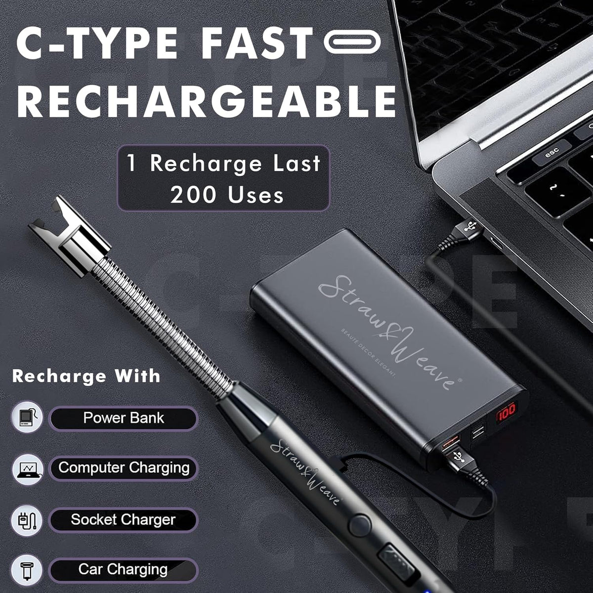 Rechargeable Electric Gas Lighter