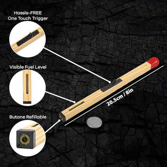 Match Stick Shaped Butane Lighter
